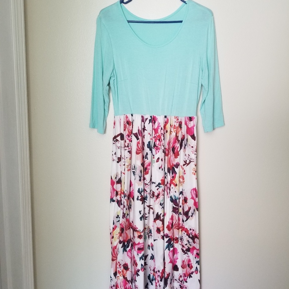 Long Flower Dress